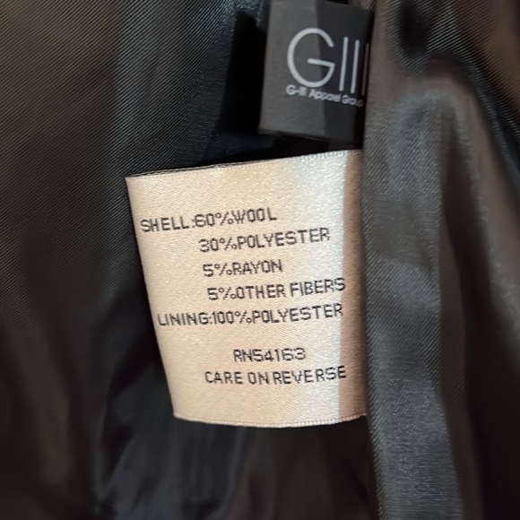 Kenneth Cole size 10 black wool coat - EUC only worn a handful of times - Picture 6 of 10